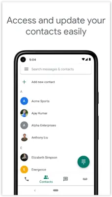 Google Voice android App screenshot 1