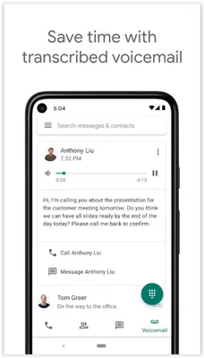 Google Voice android App screenshot 2