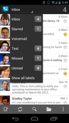 Google Voice android App screenshot 6